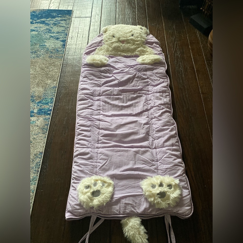 Pottery barn kids kitten sleeping bag